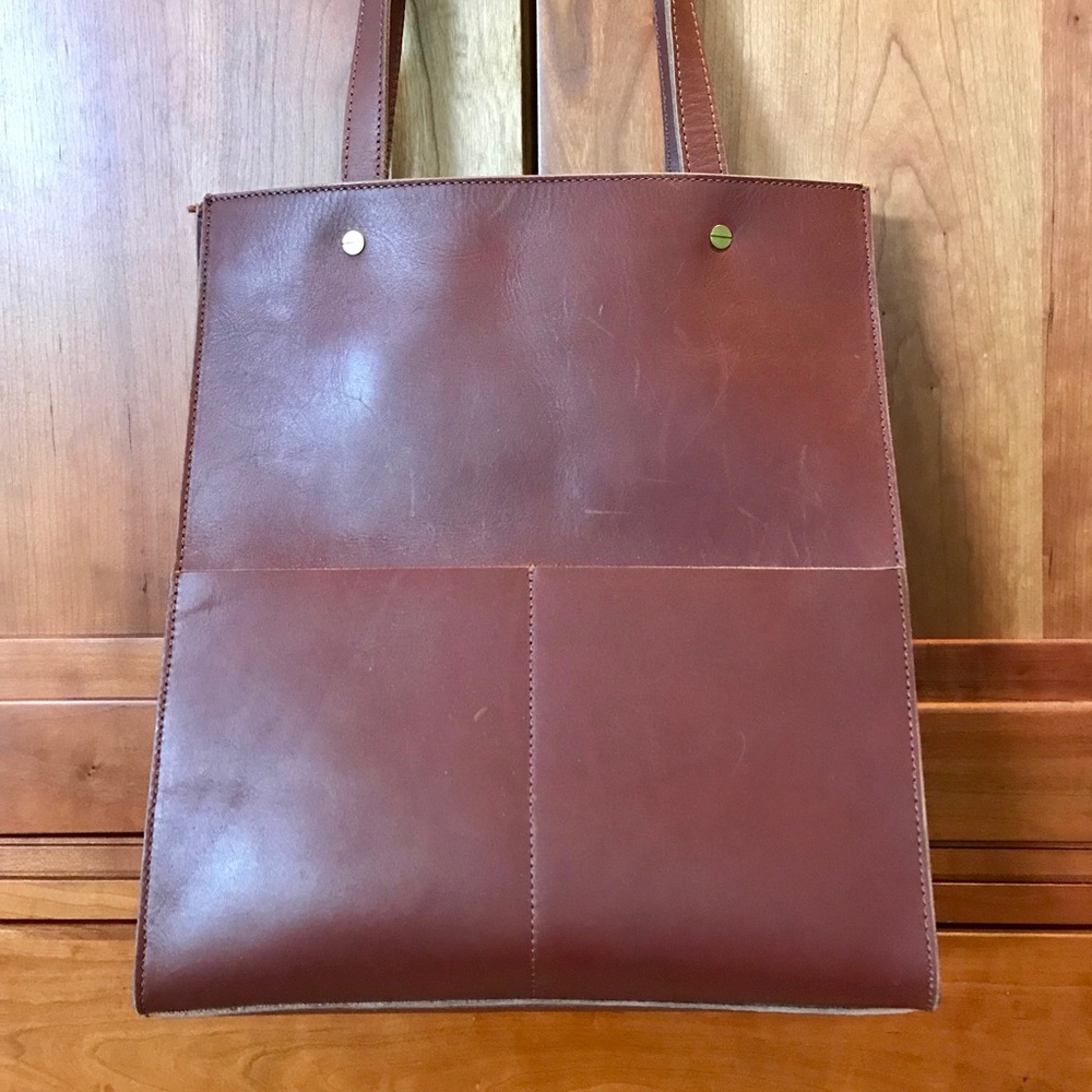 Madewell The Passenger Convertible Leather Tote